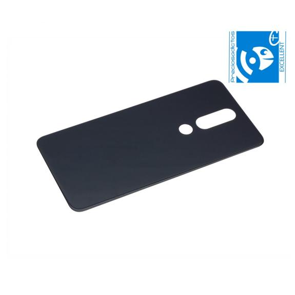 TAPA TRASERA CUBRE BATERIA PARA NOKIA 6.1 PLUS / X6 NEGRO