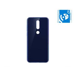 TAPA TRASERA CON EMBELLECEDOR PARA NOKIA 6.1 PLUS / X6 AZUL