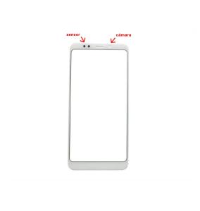 CRISTAL FRONTAL PARA XIAOMI REDMI 5 / REDMI NOTE 5 PLUS BLANCO