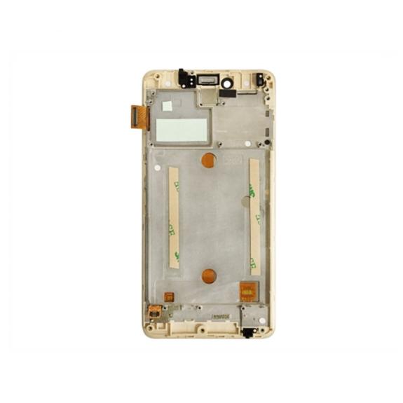 PANTALLA LCD COMPLETA PARA BQ AQUARIS U PLUS BLANCO CON MARCO