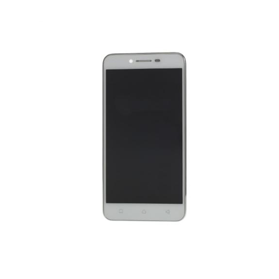 PANTALLA LCD COMPLETA PARA LENOVO VIBE K5 BLANCO CON MARCO