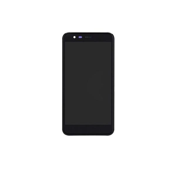 PANTALLA TACTIL LCD COMPLETA PARA LG K10 2018 NEGRO CON MARCO