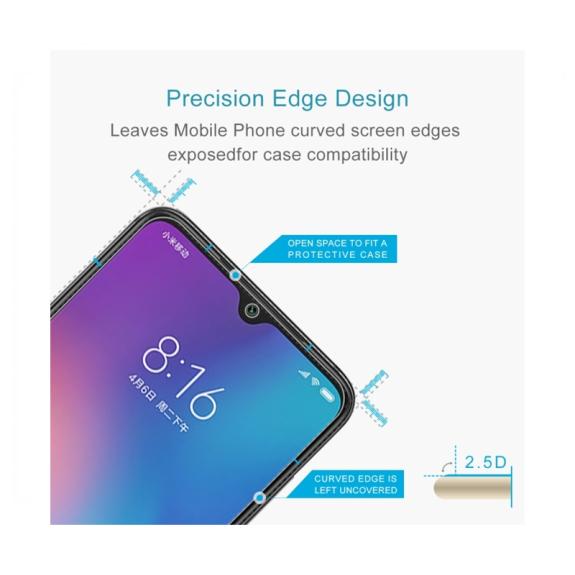 PROTECTOR PANTALLA CRISTAL TEMPLADO PARA XIAOMI MI 9/MI 9 LITE
