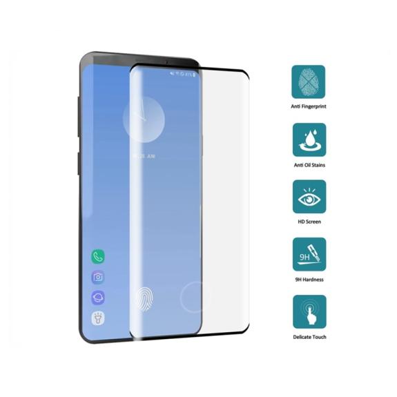 PROTECTOR DE PANTALLA CRISTAL TEMPLADO 3D NEGRO PARA SAMSUNG S10