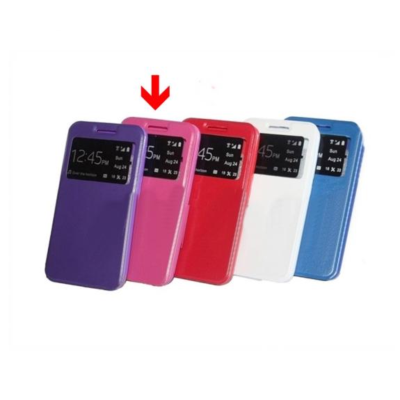 FUNDA CARCASA CON FORMATO LIBRO CON VENTANA PARA HUAWEI P8 LITE