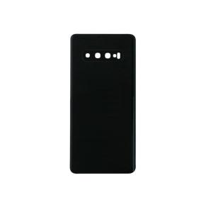 Tapa para Samsung Galaxy S10 Plus negro con embellecedor