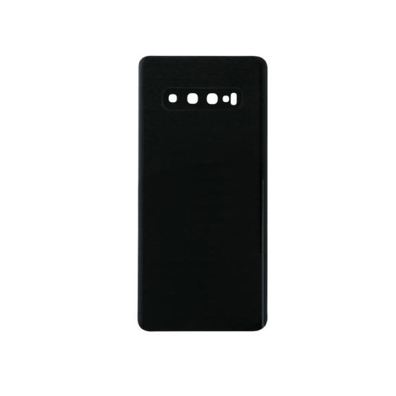 Tapa para Samsung Galaxy S10 Plus negro con embellecedor