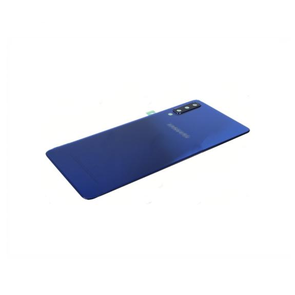 Tapa para Samsung Galaxy A7 2018 azul con embellecedor