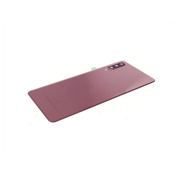 Tapa para Samsung Galaxy A7 2018 rosa con embellecedor