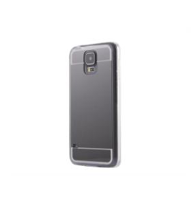 TPU Gel Case for Samsung Galaxy S5 Transparent / Black