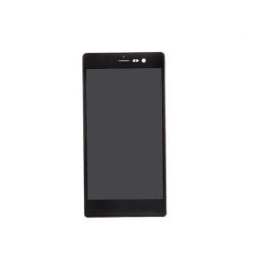 Touch screen full for Huawei Ascend P7 black with frame