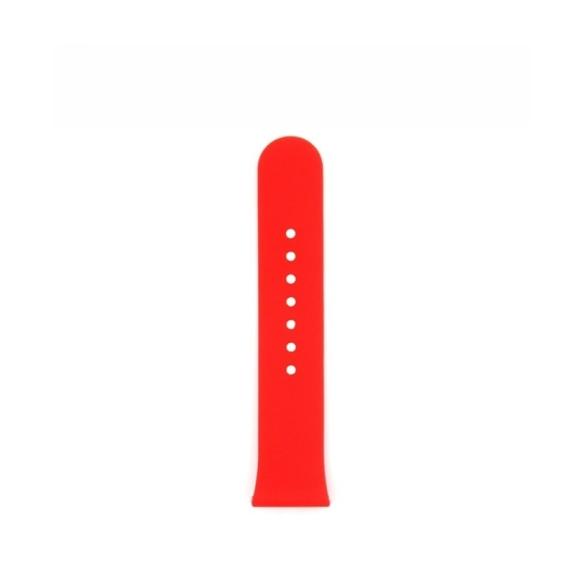 CORREA DE SILICONA COMPATIBLE PARA APPLE WATCH 42 MM  COLOR ROJO