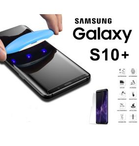 CRISTAL TEMPLADO 3D TRANSPARENTE UV SAMSUNG GALAXY S10 PLUS