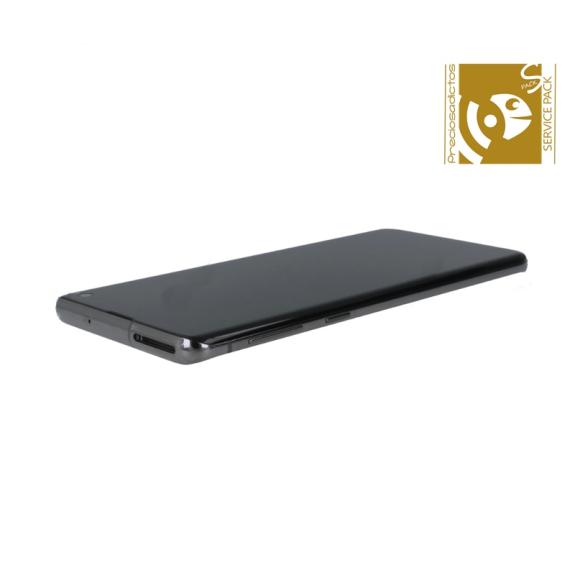 Pantalla SERVICE PACK para Samsung Galaxy S10 con marco negro