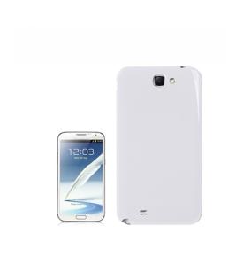 Tapa para Samsung Galaxy Note 2 blanco con lente