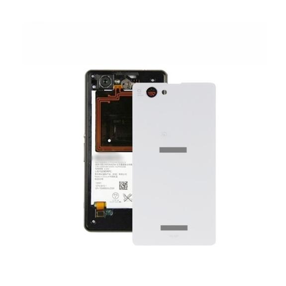 TAPA TRASERA PARA SONY XPERIA Z1 COMPACT D5503 BLANCO