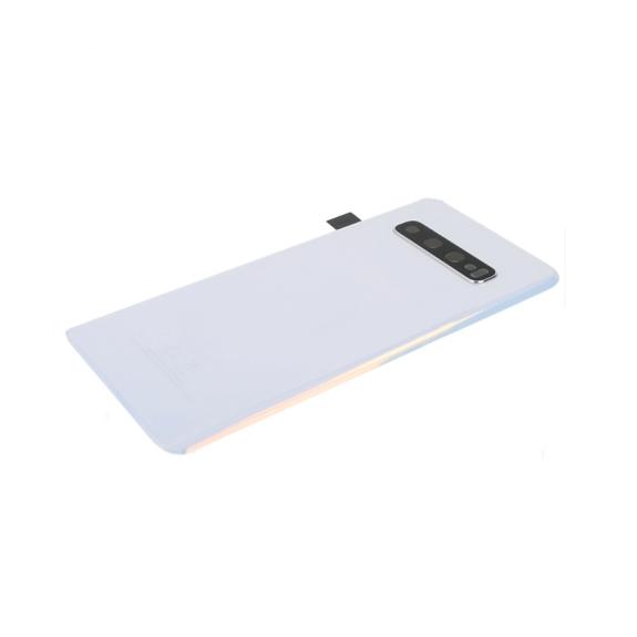 Tapa para Samsung Galaxy S10 blanco con lente