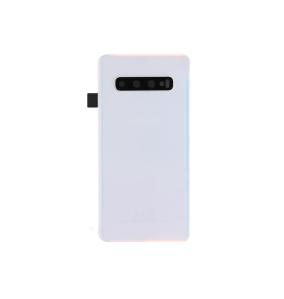 Tapa para Samsung Galaxy S10 blanco con lente