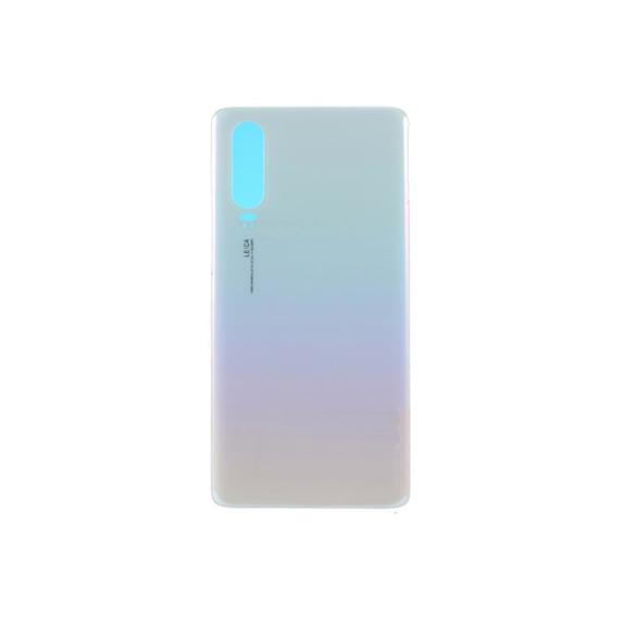 Tapa para Huawei P30 blanco perla