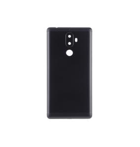 TAPA TRASERA CUBRE BATERIA CON LENTE PARA LENOVO K8 NOTE NEGRO