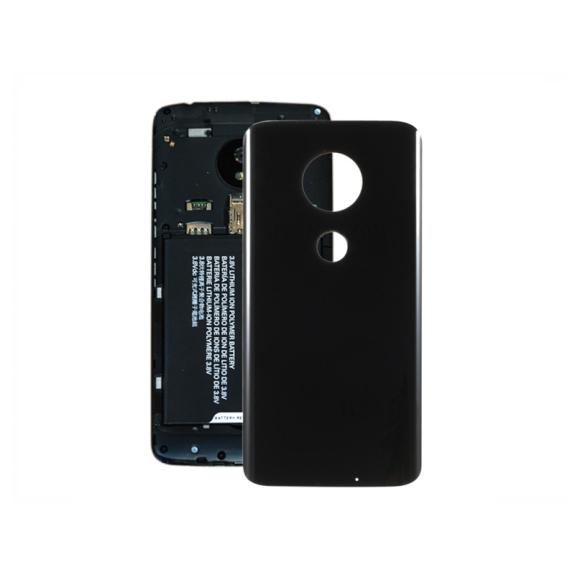 TAPA TRASERA CUBRE BATERIA PARA MOTOROLA MOTO G7 NEGRO