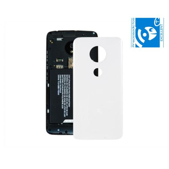 TAPA TRASERA CUBRE BATERIA PARA MOTOROLA MOTO G7 BLANCO