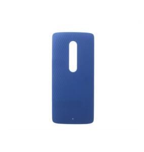 TAPA TRASERA CUBRE BATERIA PARA MOTOROLA X PLAY AZUL OSCURO