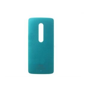 TAPA TRASERA CUBRE BATERIA PARA MOTOROLA X PLAY AZUL CELESTE