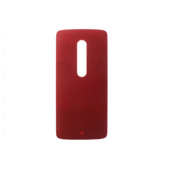 TAPA TRASERA CUBRE BATERIA PARA MOTOROLA X PLAY ROJO