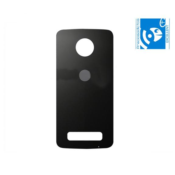 TAPA TRASERA CUBRE BATERIA PARA MOTOROLA MOTO Z3 PLAY NEGRO