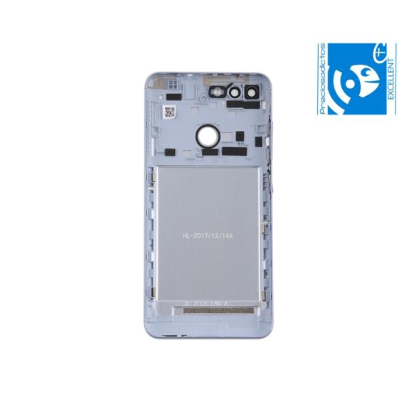 TAPA TRASERA CON LENTE PARA ASUS ZENFONE MAX PLUS (M1) GRIS