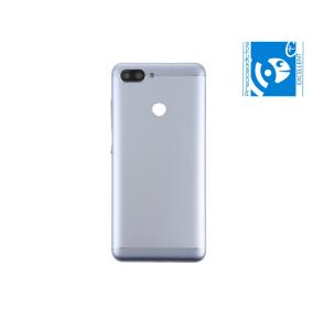 TAPA TRASERA CON LENTE PARA ASUS ZENFONE MAX PLUS (M1) GRIS