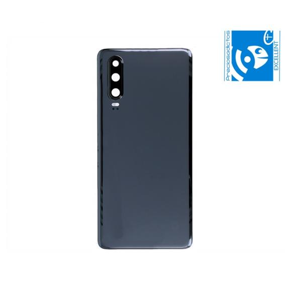 Tapa para Huawei P30 negro con lente EXCELLENT