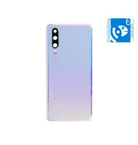 Tapa para Huawei P30 blanco perla con lente EXCELLENT