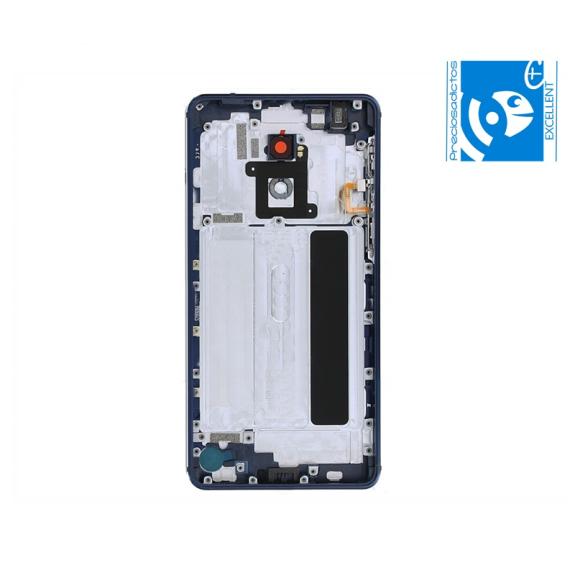 TAPA TRASERA CUBRE BATERIA CON LENTE PARA NOKIA 6 AZUL