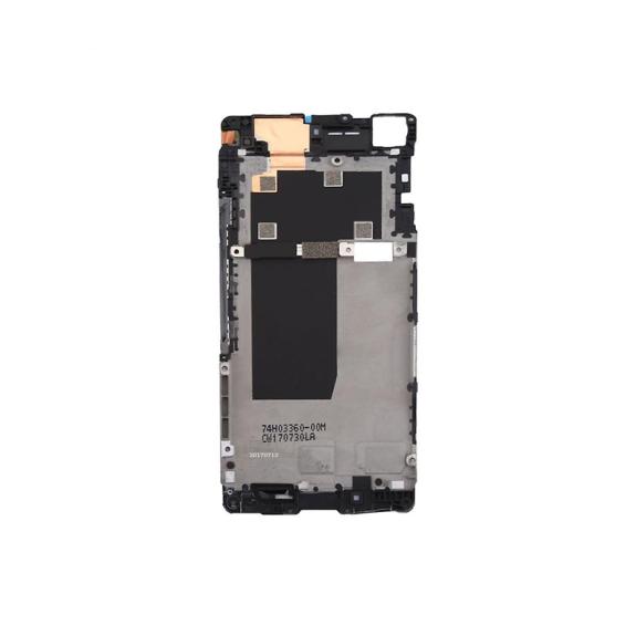 MARCO FRONTAL CHASIS CUERPO CENTRAL PARA GOOGLE PIXEL 2 NEGRO