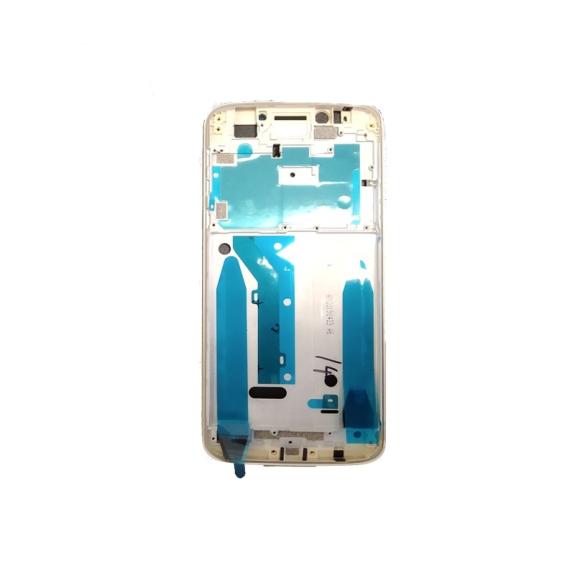 MARCO FRONTAL CHASIS CUERPO CENTRAL PARA MOTOROLA MOTO E5 DORADO