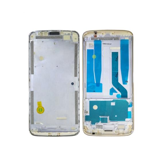 MARCO FRONTAL CHASIS CUERPO CENTRAL PARA MOTOROLA MOTO E5 DORADO