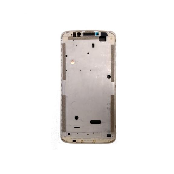 MARCO FRONTAL CHASIS CUERPO CENTRAL PARA MOTOROLA MOTO E5 DORADO