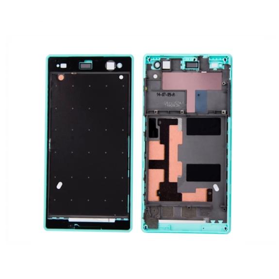MARCO FRONTAL CHASIS CUERPO CENTRAL PARA SONY XPERIA C3 VERDE