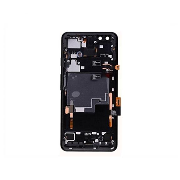 PANTALLA TACTIL LCD COMPLETA PARA GOOGLE PIXEL 3 NEGRO CON MARCO