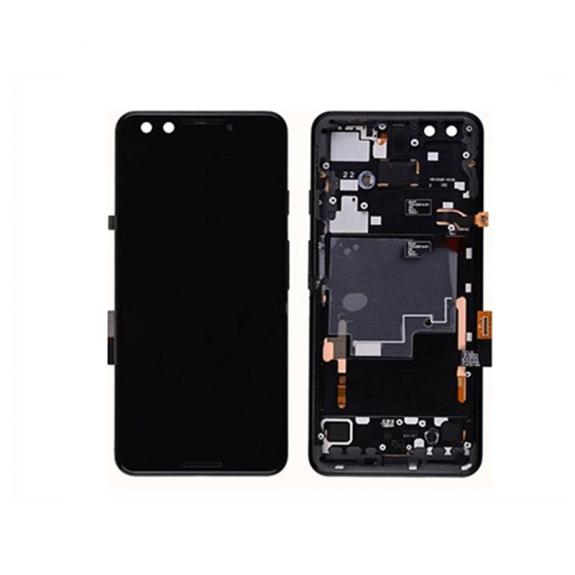 PANTALLA TACTIL LCD COMPLETA PARA GOOGLE PIXEL 3 NEGRO CON MARCO