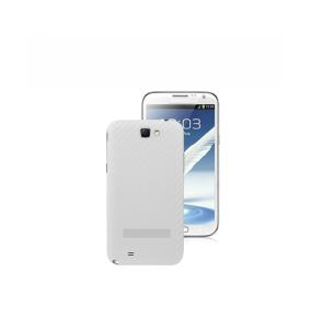 Tapa para Samsung Galaxy Note 2 blanco con lente
