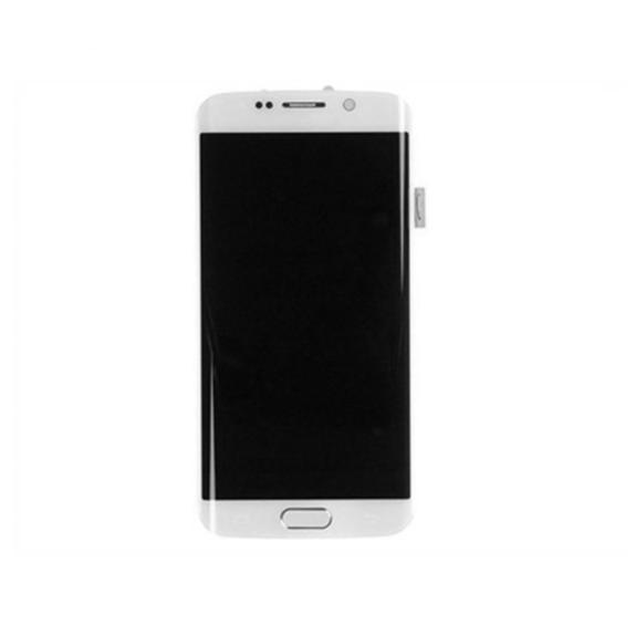 Pantalla para Samsung Galaxy S6 Edge blanco sin marco