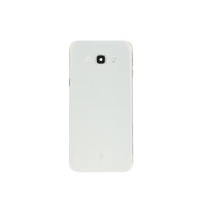 Tapa para Samsung Galaxy A8 blanco con lente