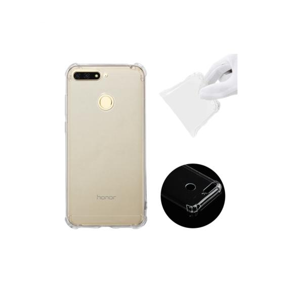 FUNDA CARCASA GEL TPU TRANSPARENTE PARA HUAWEI Y6 2018