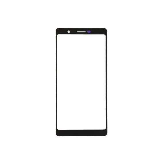 CRISTAL FRONTAL DE PANTALLA PARA NOKIA 7 PLUS NEGRO