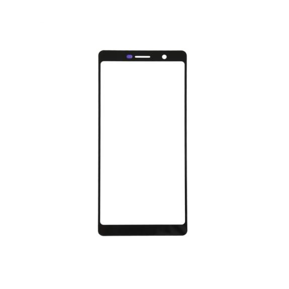 CRISTAL FRONTAL DE PANTALLA PARA NOKIA 7 PLUS NEGRO