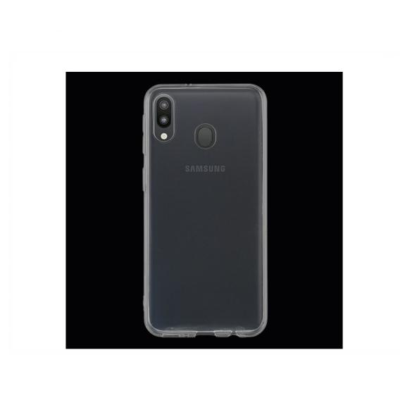 FUNDA CARCASA GEL TPU PARA SAMSUNG GALAXY M20 TRANSPARENTE