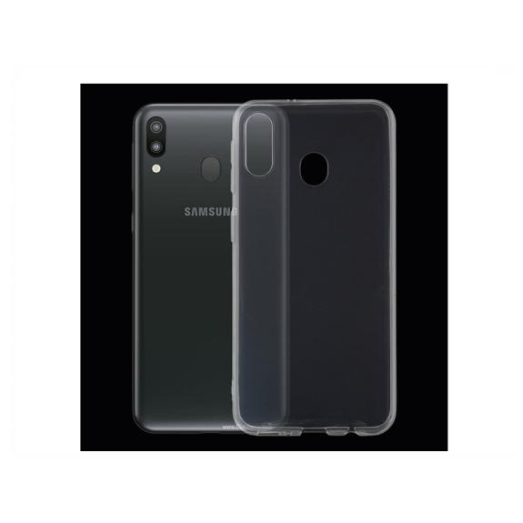 FUNDA CARCASA GEL TPU PARA SAMSUNG GALAXY M20 TRANSPARENTE